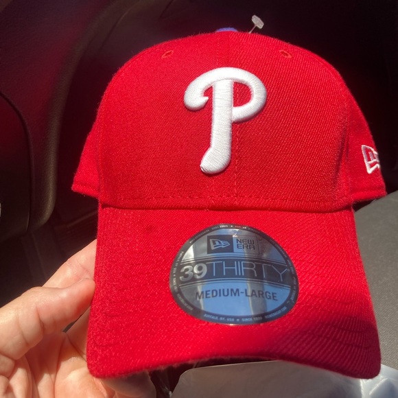 New Era Other - Philadelphia Phillies New Era 39thirty Red Medium-Large Fitted Hat